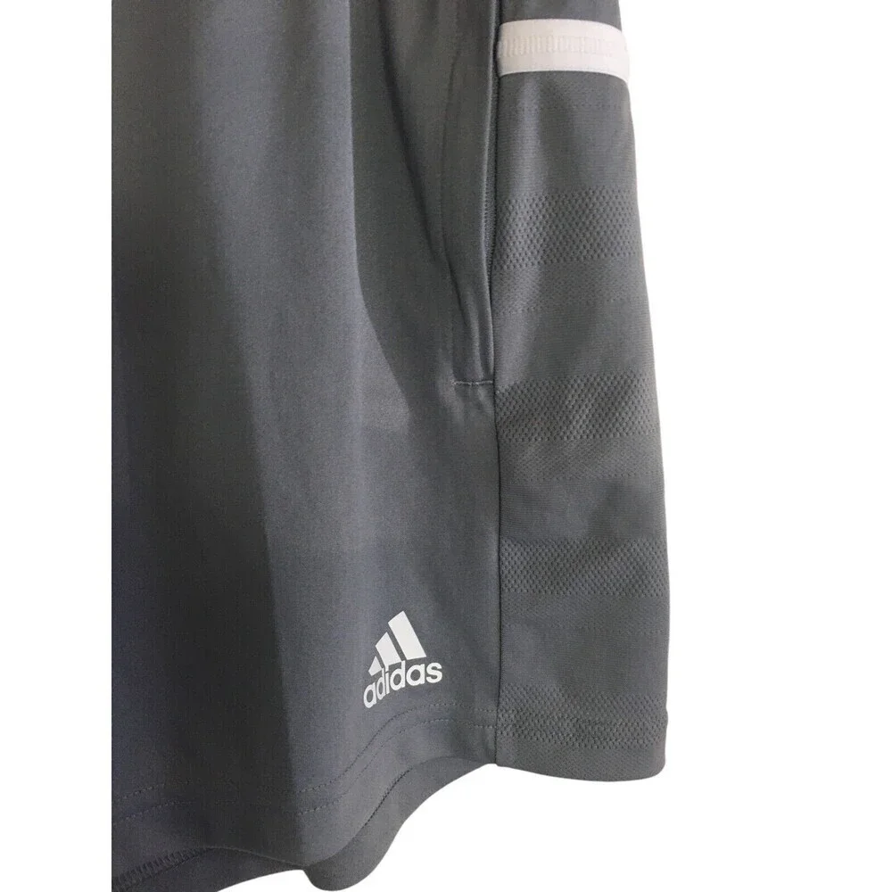 Adidas Athletic Shorts Women's Size XL Gray Aeroready Show Running